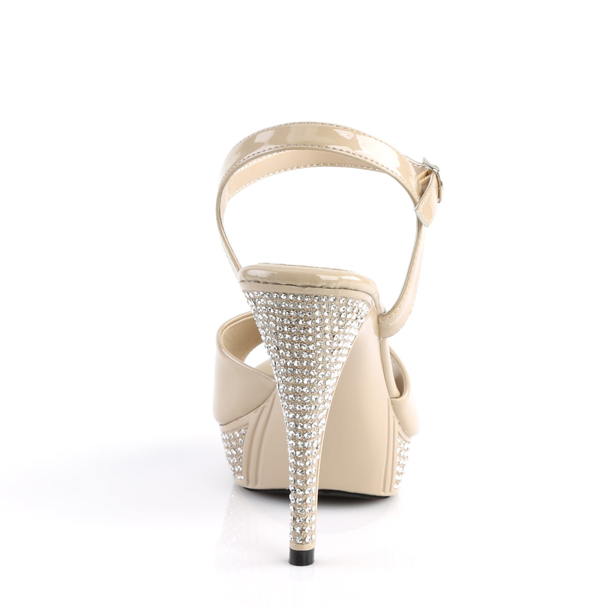 Fabulicious Sandales pour femmes ELEGANT-409 Crème Pat / Crème