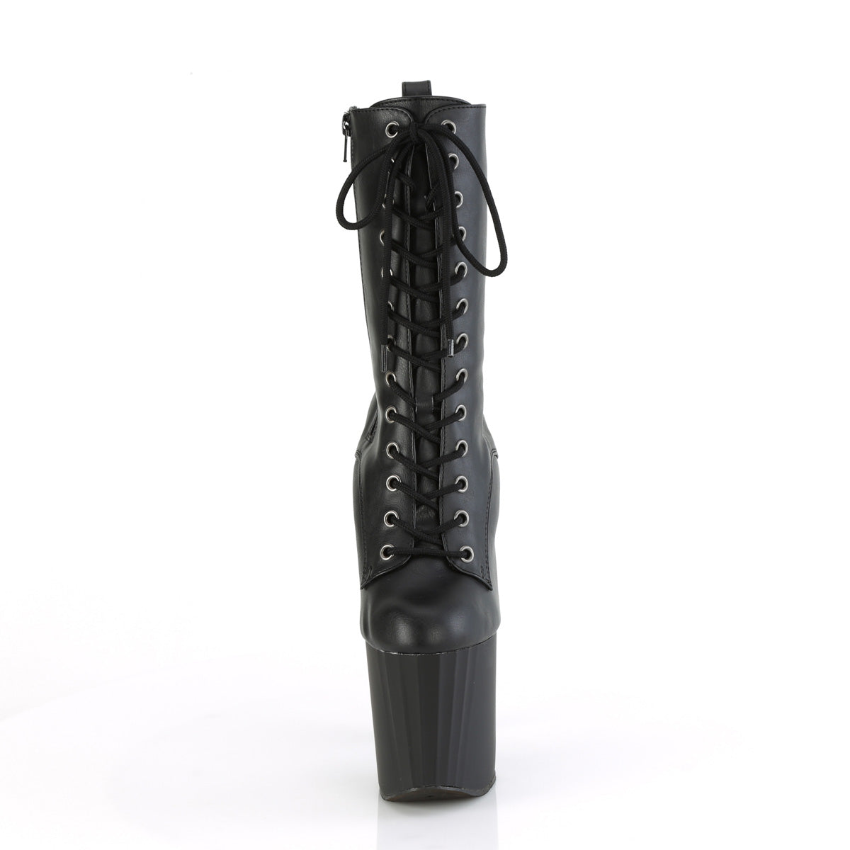 Pleaser ENCHANT-1040 Blk Faux Leather/Blk Matte