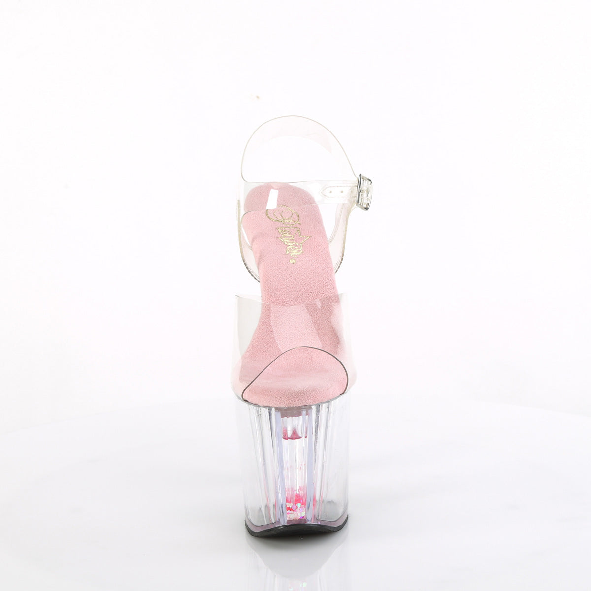 Pleaser ENCHANT-708AQUA-03 Clr/Clr-B. Pink