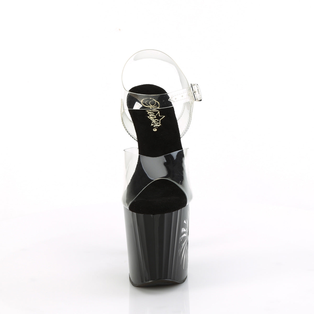 Pleaser ENCHANT-708lt-Pinwhew Clr / Blk-SLV paillettes