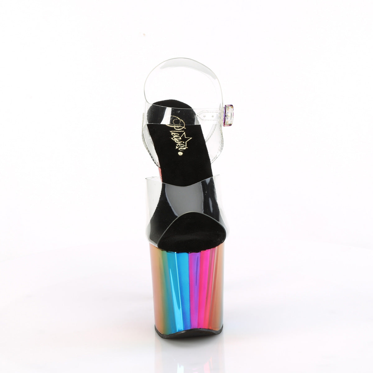 Pleaser ENCHANT-708rc clr /Rainbow Chrome