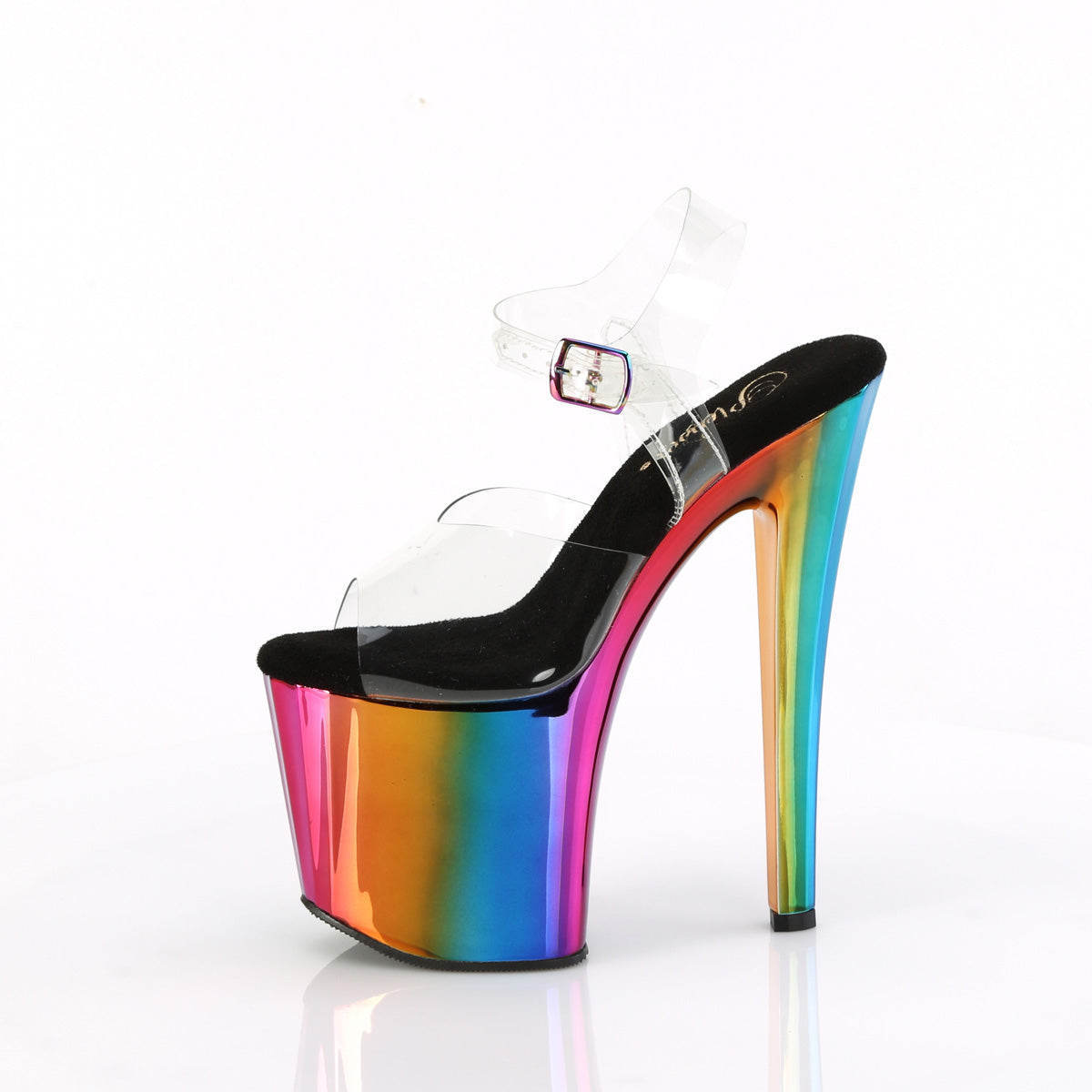 Pleaser ENCHANT-708rc clr /Rainbow Chrome