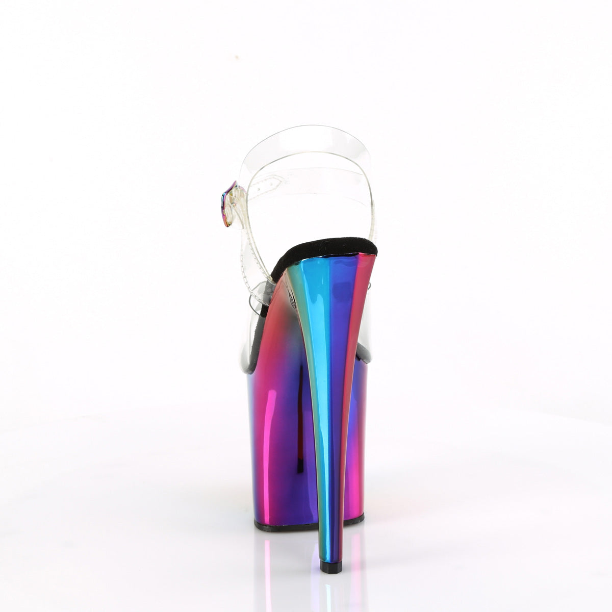 Pleaser ENCHANT-708rc clr /Rainbow Chrome