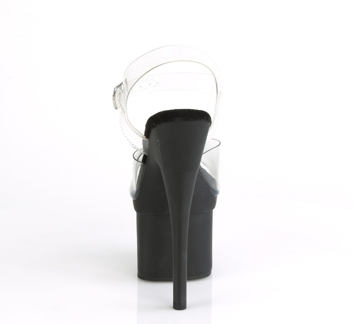 Pleaser Sandales pour femmes ESTEEM-708 CLR / BLK MATTE