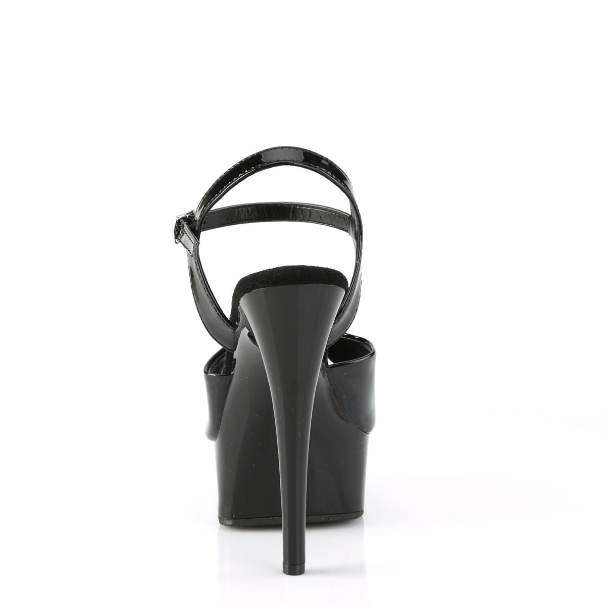 Pleaser Des sandales EXCITE-609 BLK PAT / BLK