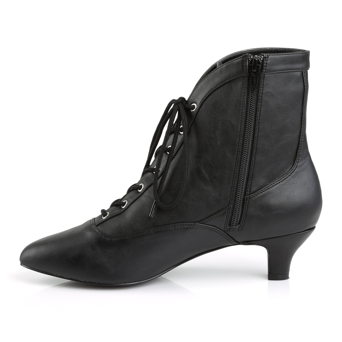 Pleaser Pink Label Bottines pour femmes FAB-1005 Blk Faux Cuir