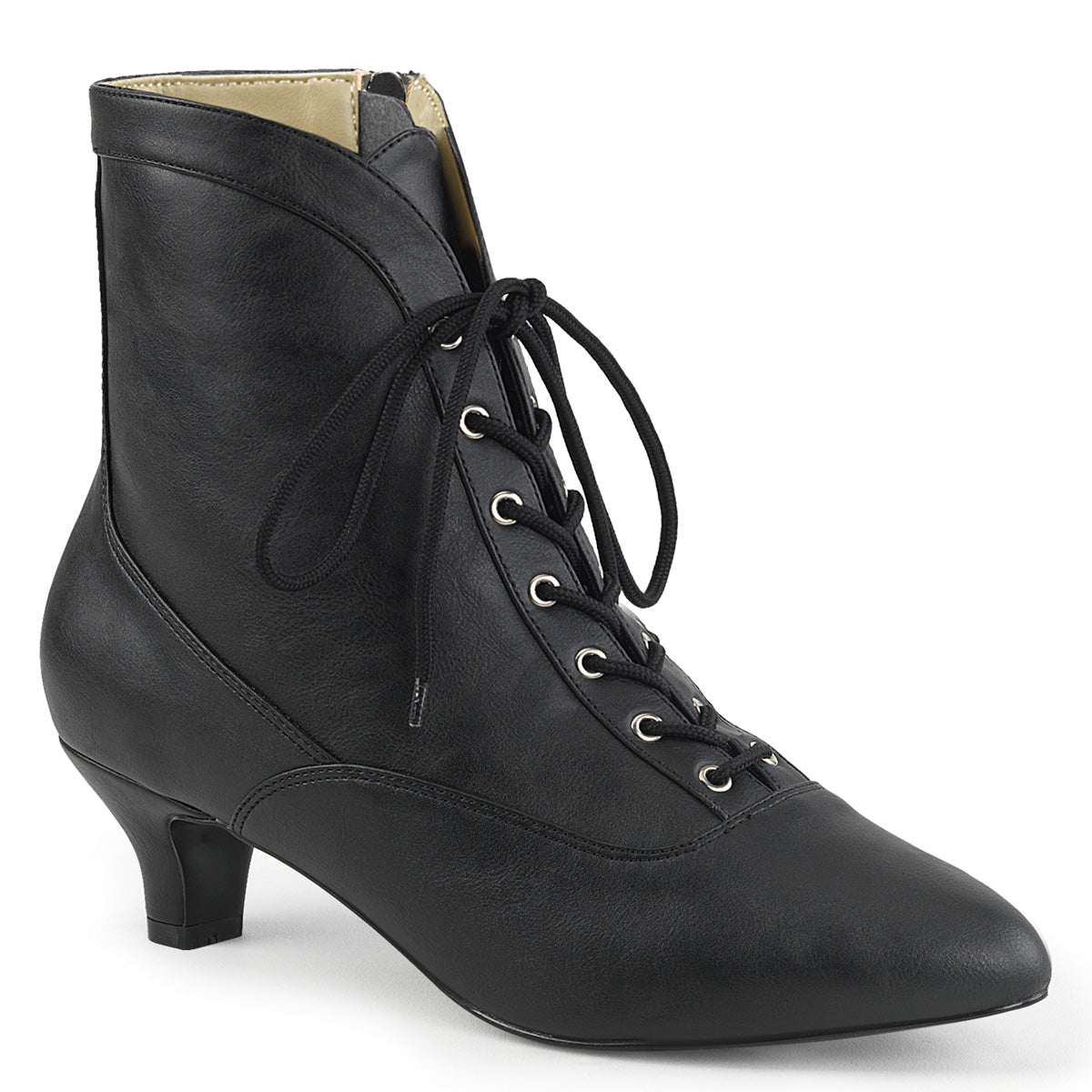 Pleaser Pink Label Bottines pour femmes FAB-1005 Blk Faux Cuir