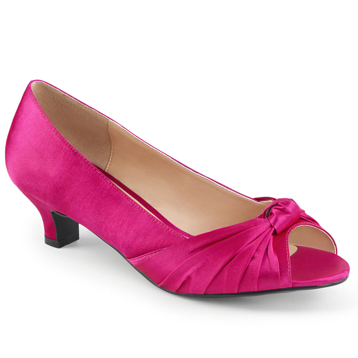 Pleaser Pink Label Pompes pour femmes FAB-422 H. Satin rose