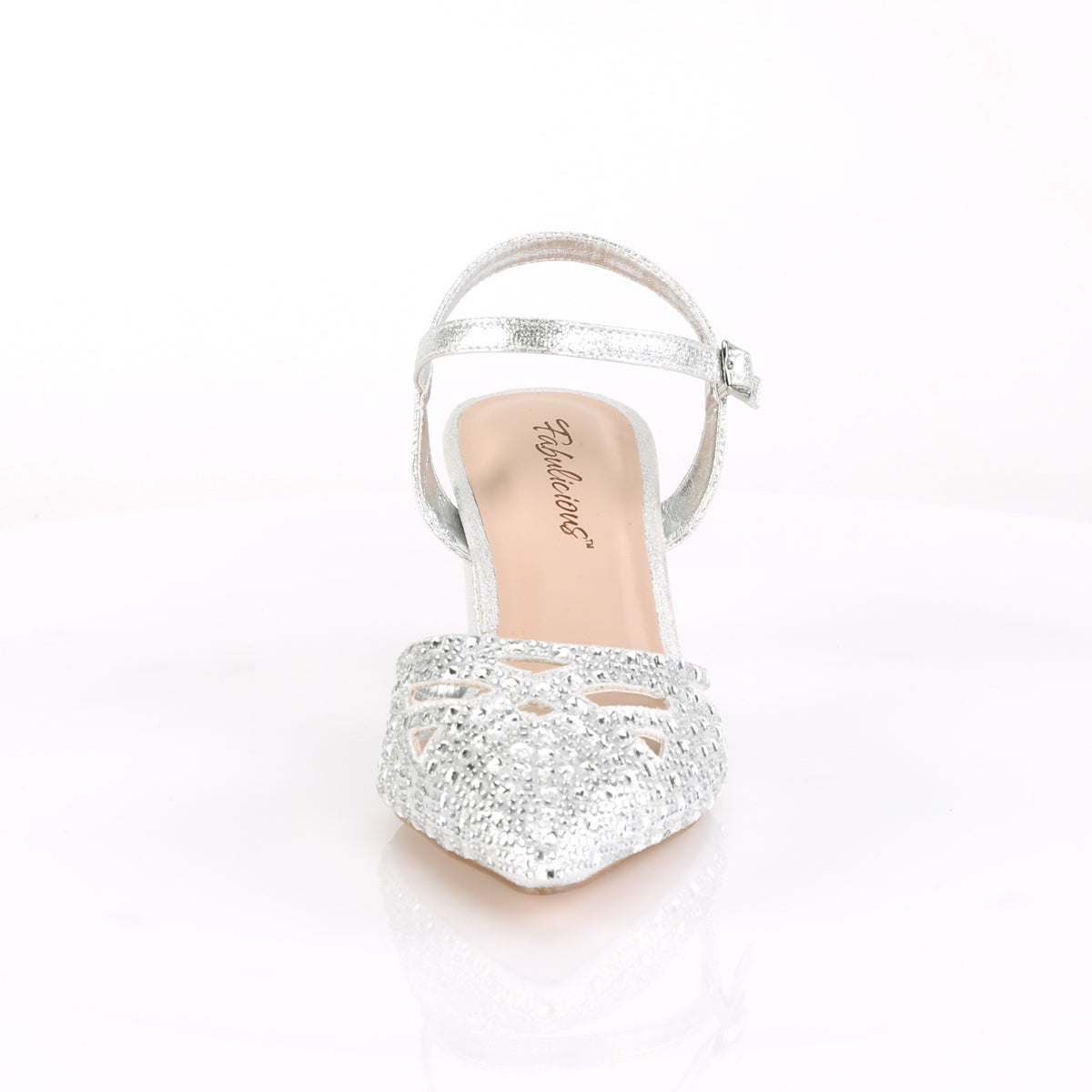 Fabulicious Pompes pour femmes FAYETissu chatoyant -06 SLV