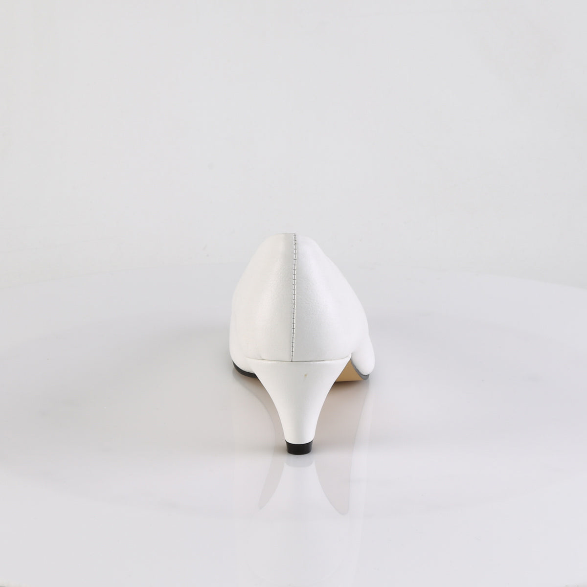 Pleaser Pink Label Womens Pumps FEFE-01 Wht Faux Leather