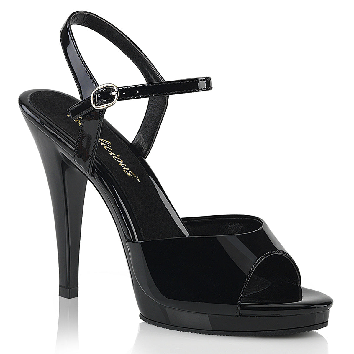 Fabulicious Sandales pour femmes FLAIR-409 BLK PAT / BLK
