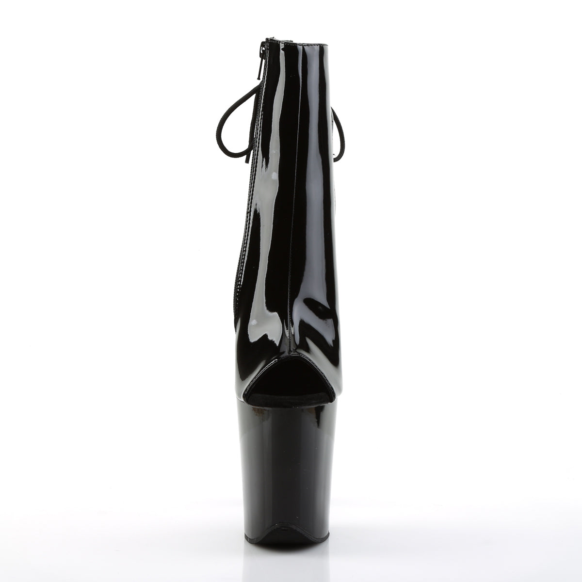 Pleaser Bottines pour femmes FLAMINGO-1018 BLK PAT / BLK
