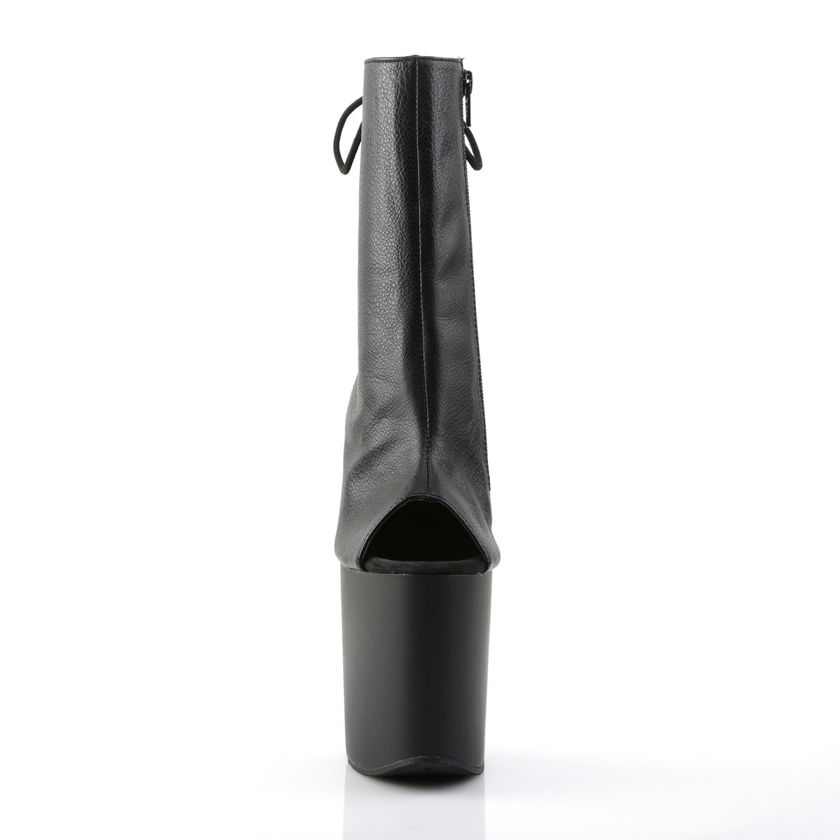 Pleaser Bottines pour femmes FLAMINGO-1018 BLK FAUX CUIR / BLK MATTE