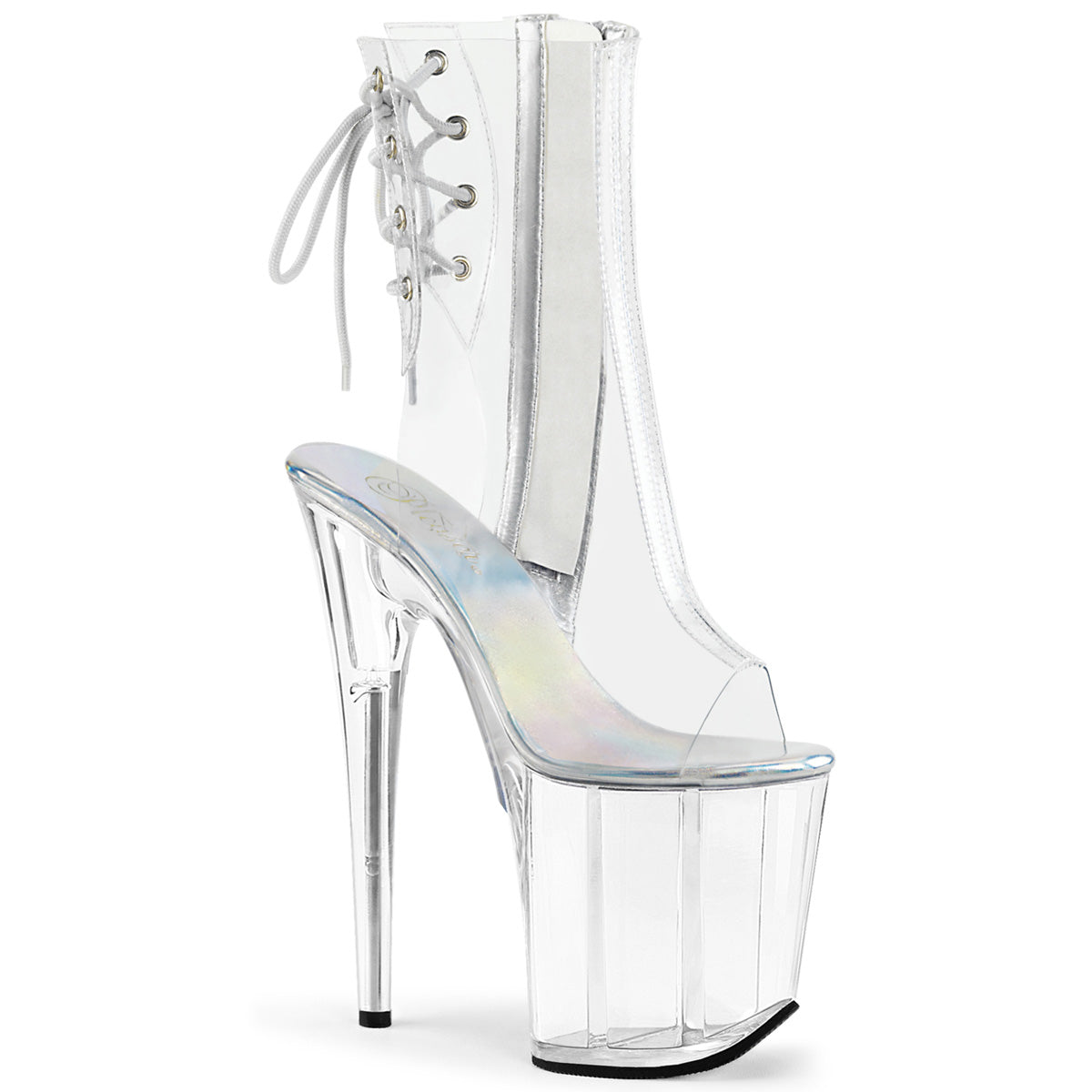 Pleaser Bottines pour femmes FLAMINGO-1018C CLR / CLR