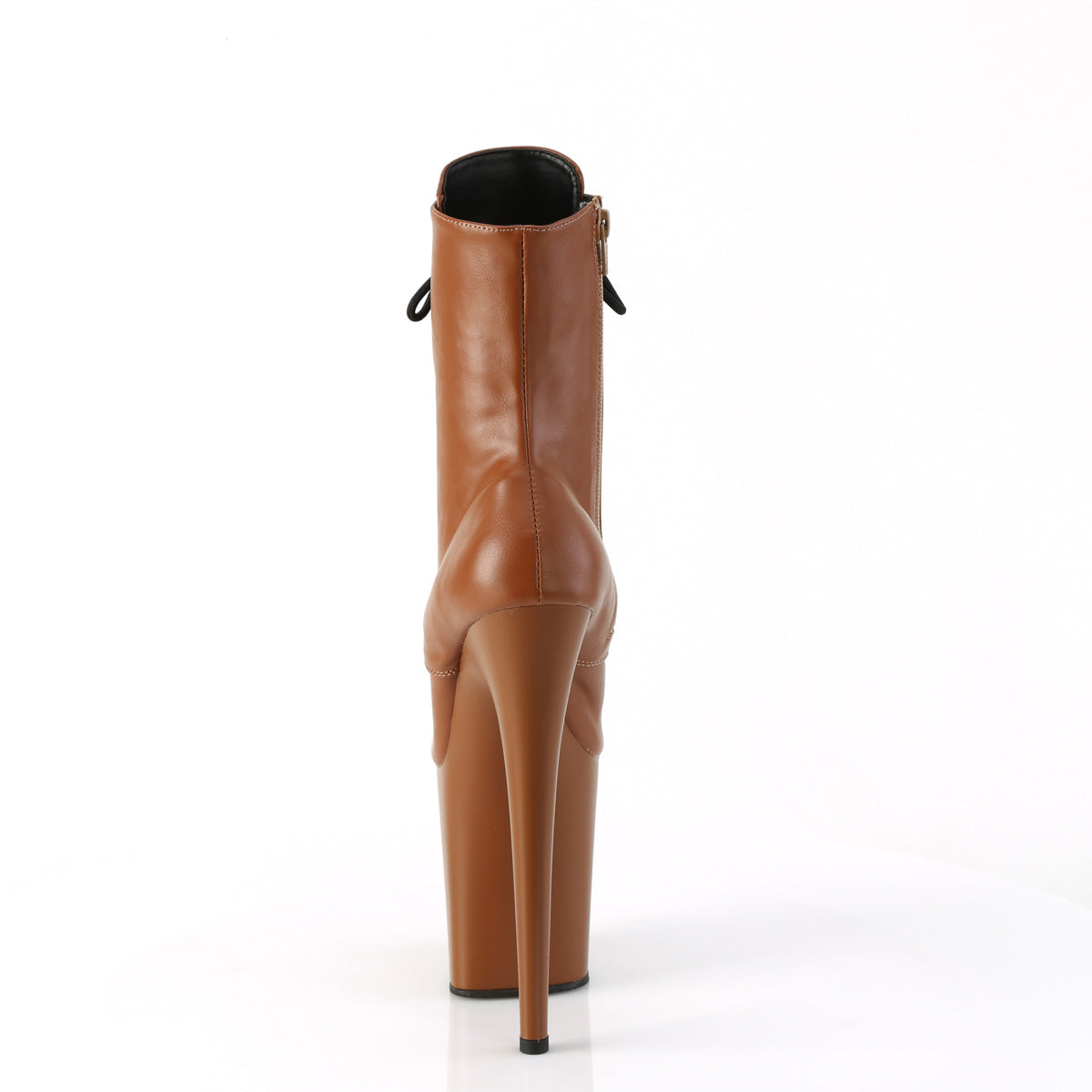 Pleaser FLAMINGO-1020 caramel faux cuir / caramel mat