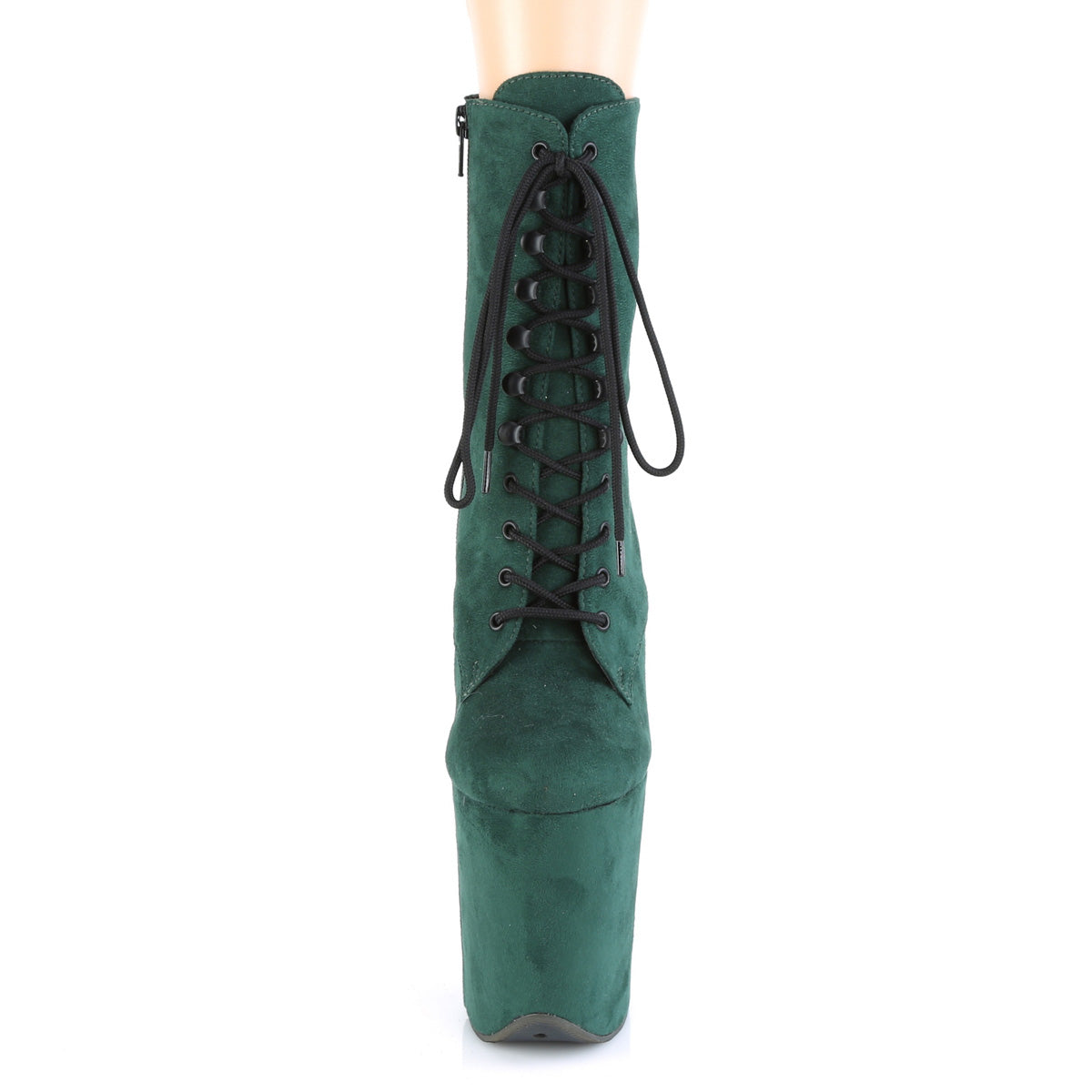 Pleaser Bottines pour femmes FLAMINGO-1020FS Emeraude Green F. Suede / Emerald Green F.Suede