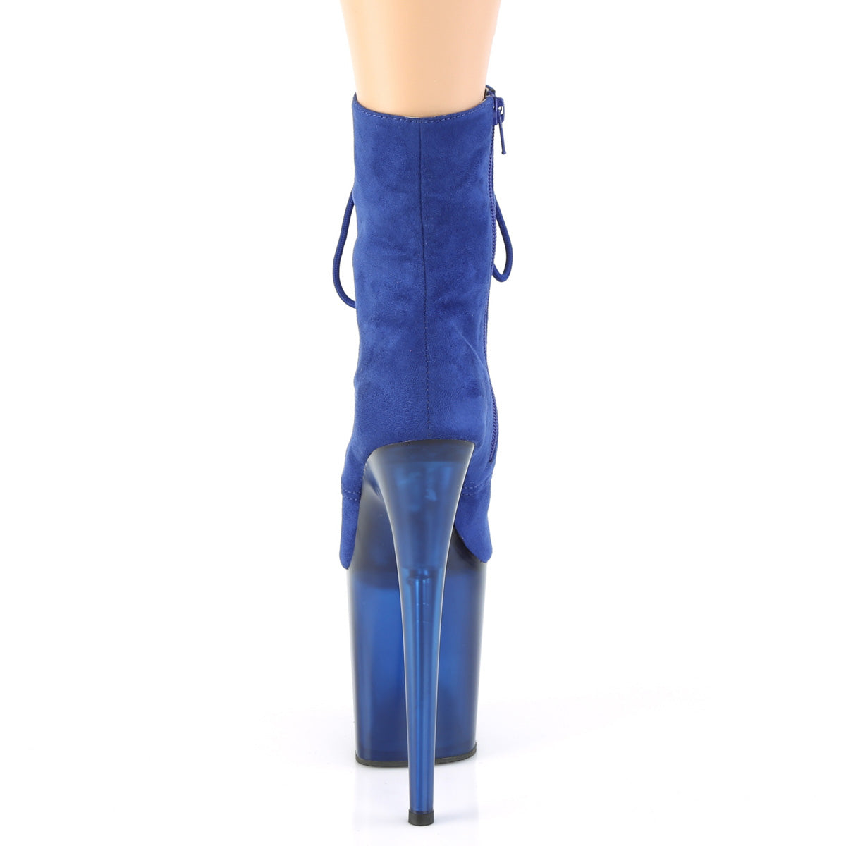 Pleaser Bottines pour femmes FLAMINGO-1020fst bleu royal en faux daim / bleu givré