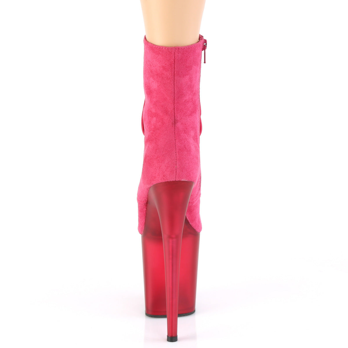Pleaser Bottines pour femmes FLAMINGO-1020fst H. Faux Suisse rose / Givré H. Rose