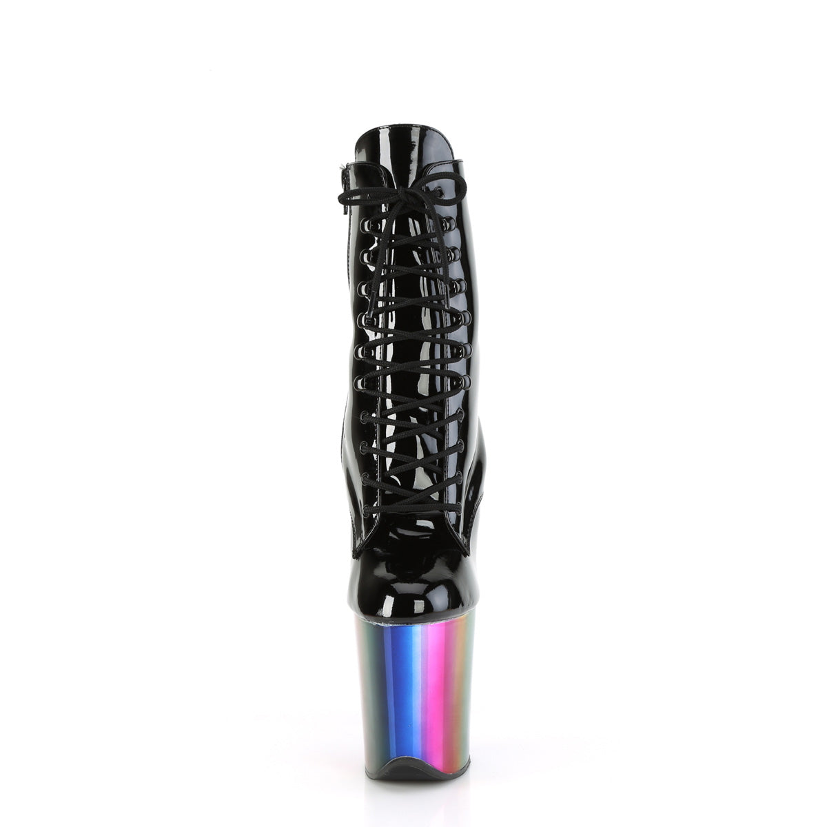 Pleaser Bottines FLAMINGO-1020rc blk pat /Rainbow Chrome