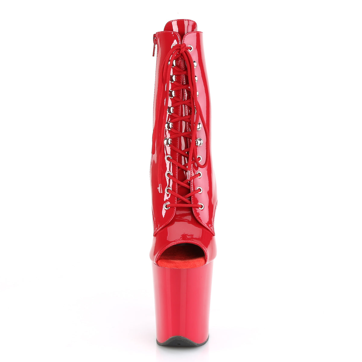 Pleaser Bottines pour femmes FLAMINGO-1021 Pat rouge / rouge