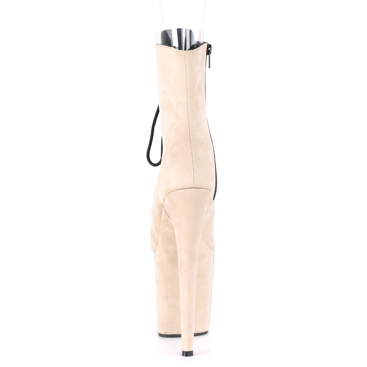 Pleaser Bottines pour femmes FLAMINGO-1021fs beige faux suède / beige faux daim