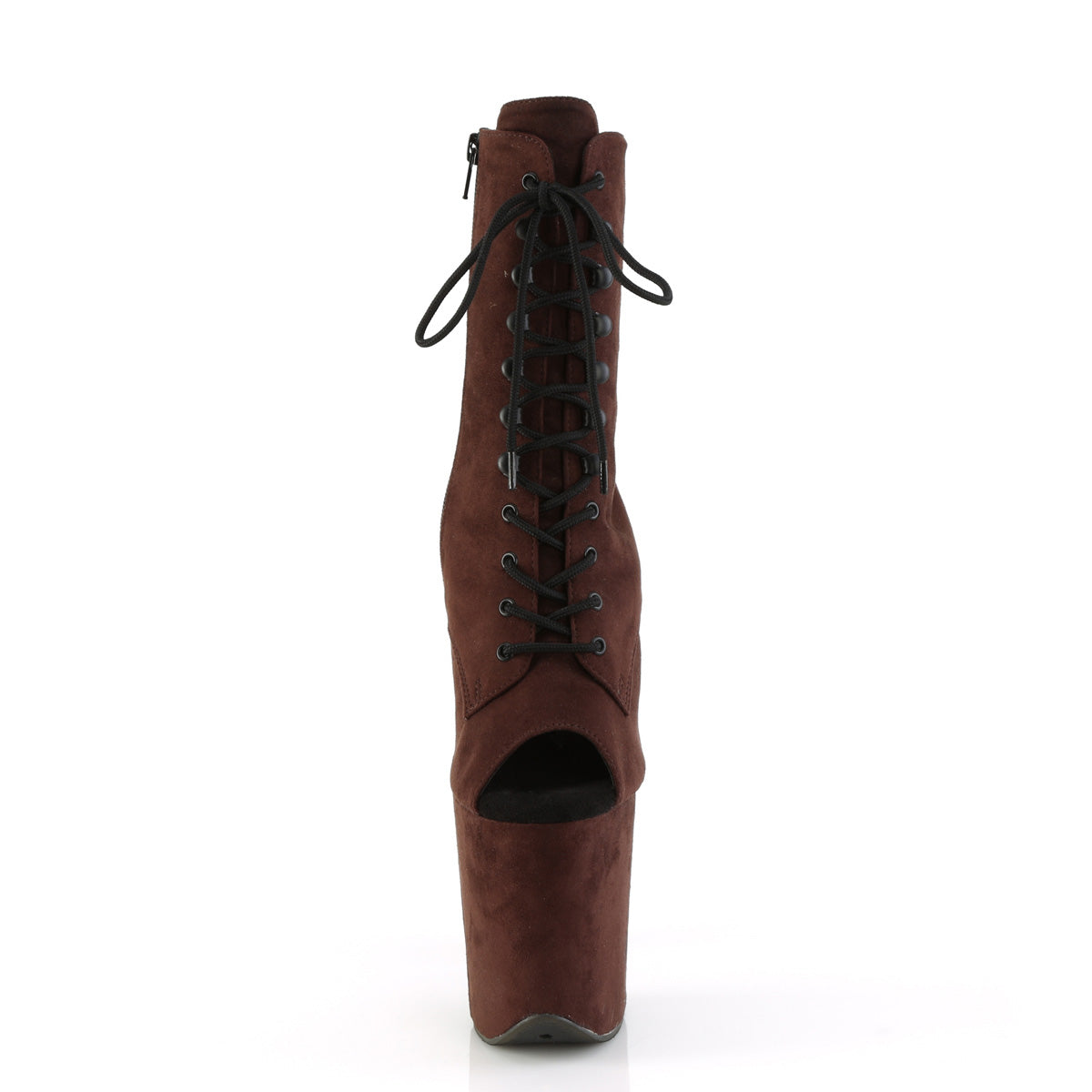 Pleaser FLAMINGO-1021FS Mocha Faux Suede/Mocha Faux Suede