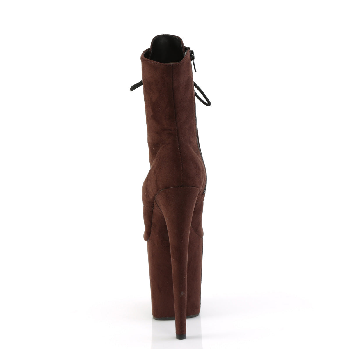 Pleaser FLAMINGO-1021FS Mocha Faux Suede/Mocha Faux Suede