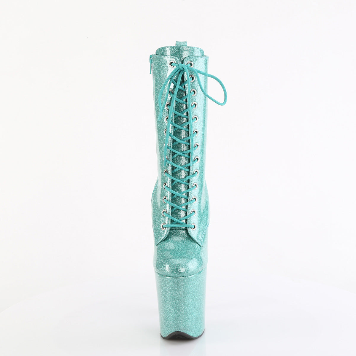 Pleaser FLAMINGO-1040GP Aqua Glitter Pat/M