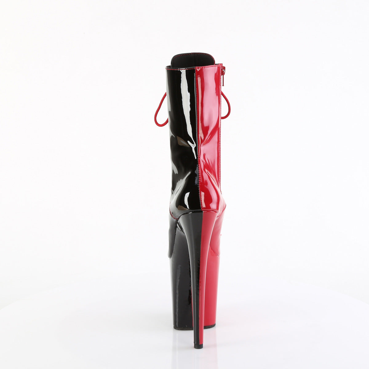 Pleaser FLAMINGO-1040TT Red-Blk Pat / Red-Blk