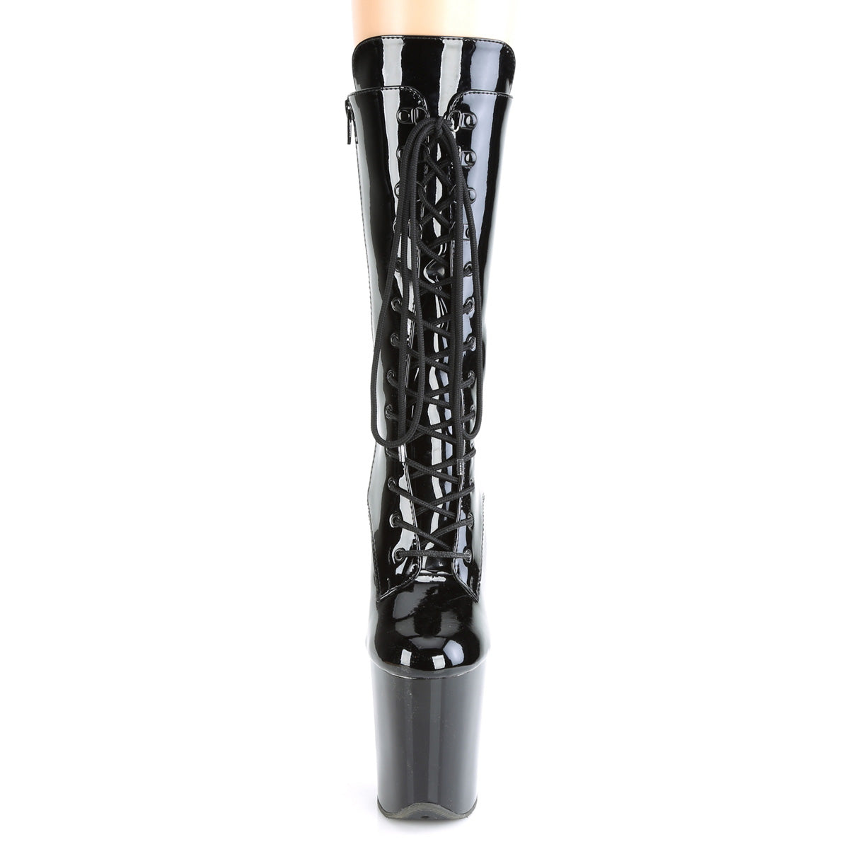 Pleaser Bottines pour femmes FLAMINGO-1050 BLK PAT / BLK