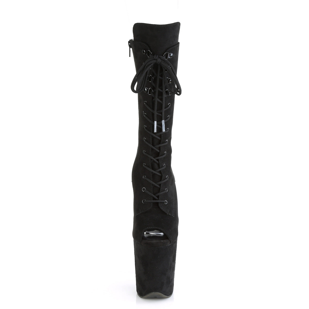Pleaser Bottines pour femmes FLAMINGO-1051FS BLK FAUX SUDE / BLK FAUX SUDE