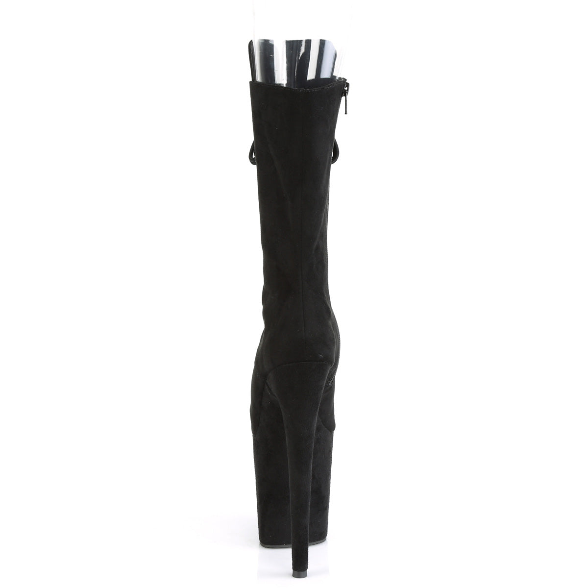 Pleaser Bottines pour femmes FLAMINGO-1051FS BLK FAUX SUDE / BLK FAUX SUDE