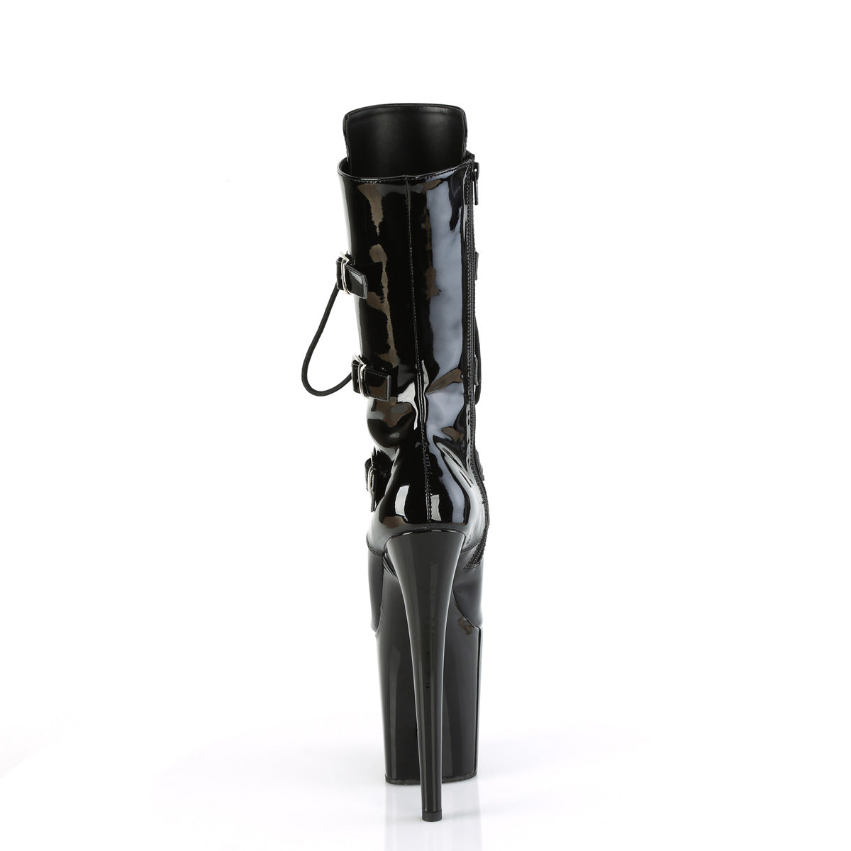 Pleaser FLAMINGO-1053 Blk Pat/Blk