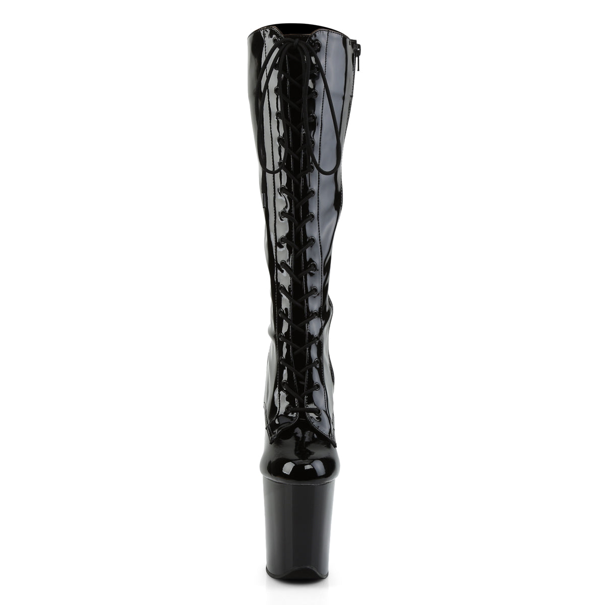 Pleaser Bottes pour femmes FLAMINGO-2023 blk str pat / blk