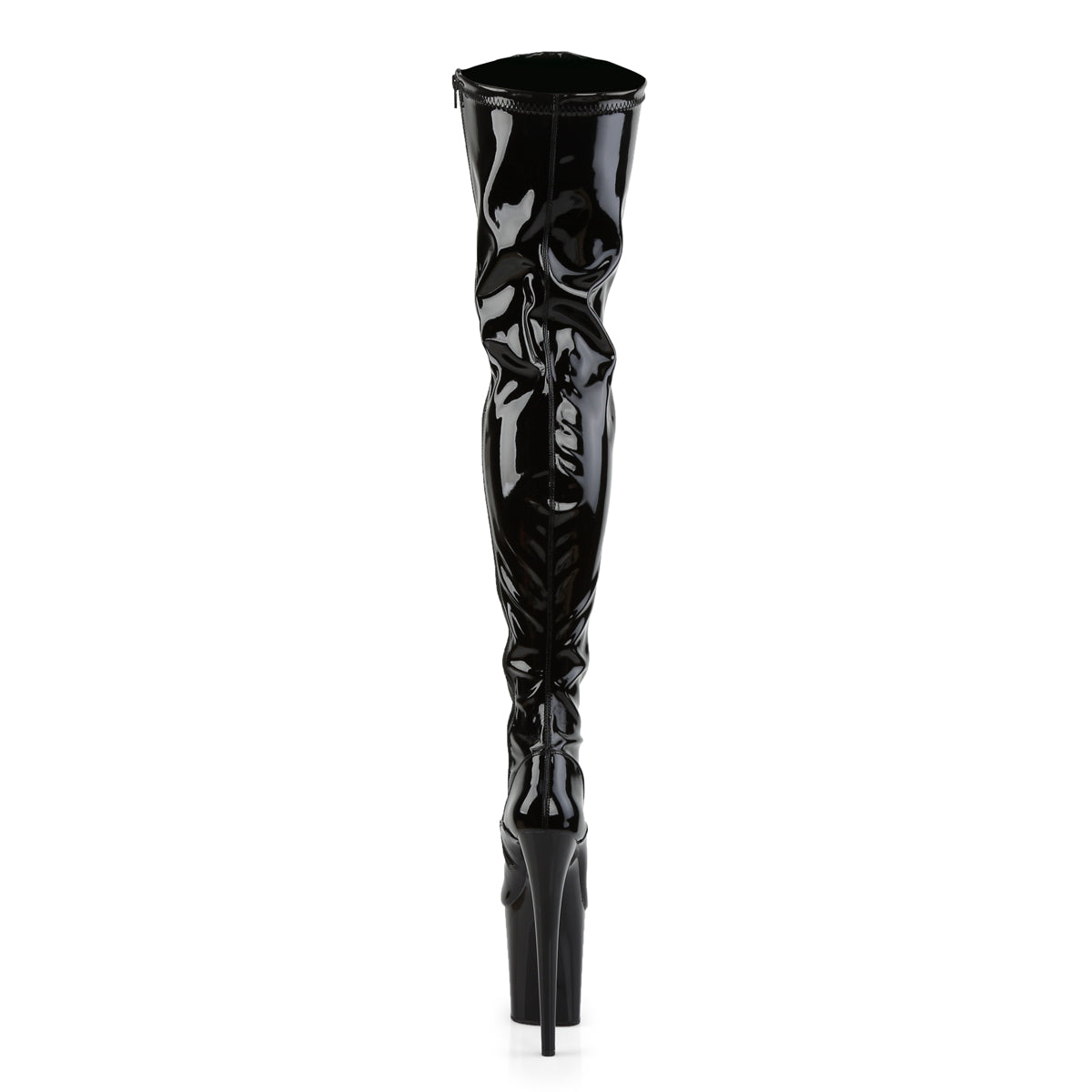 Pleaser Bottes pour femmes FLAMINGO-3000 blk str pat / blk