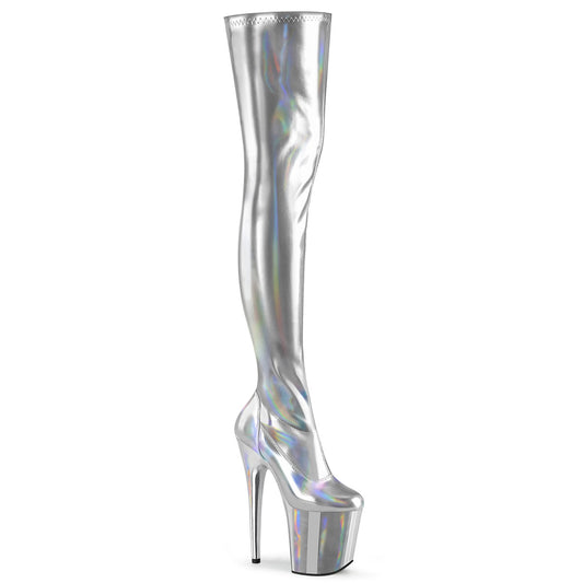 Pleaser   FLAMINGO-3000HWR SLV Str. Holo / slv holo