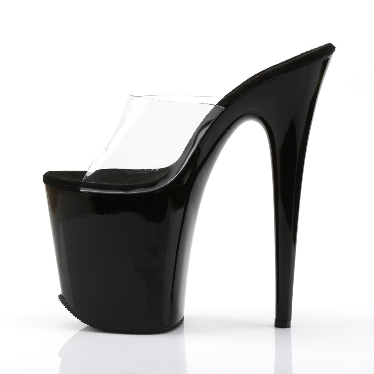 Pleaser Sandales pour femmes FLAMINGO-801 CLR / BLK