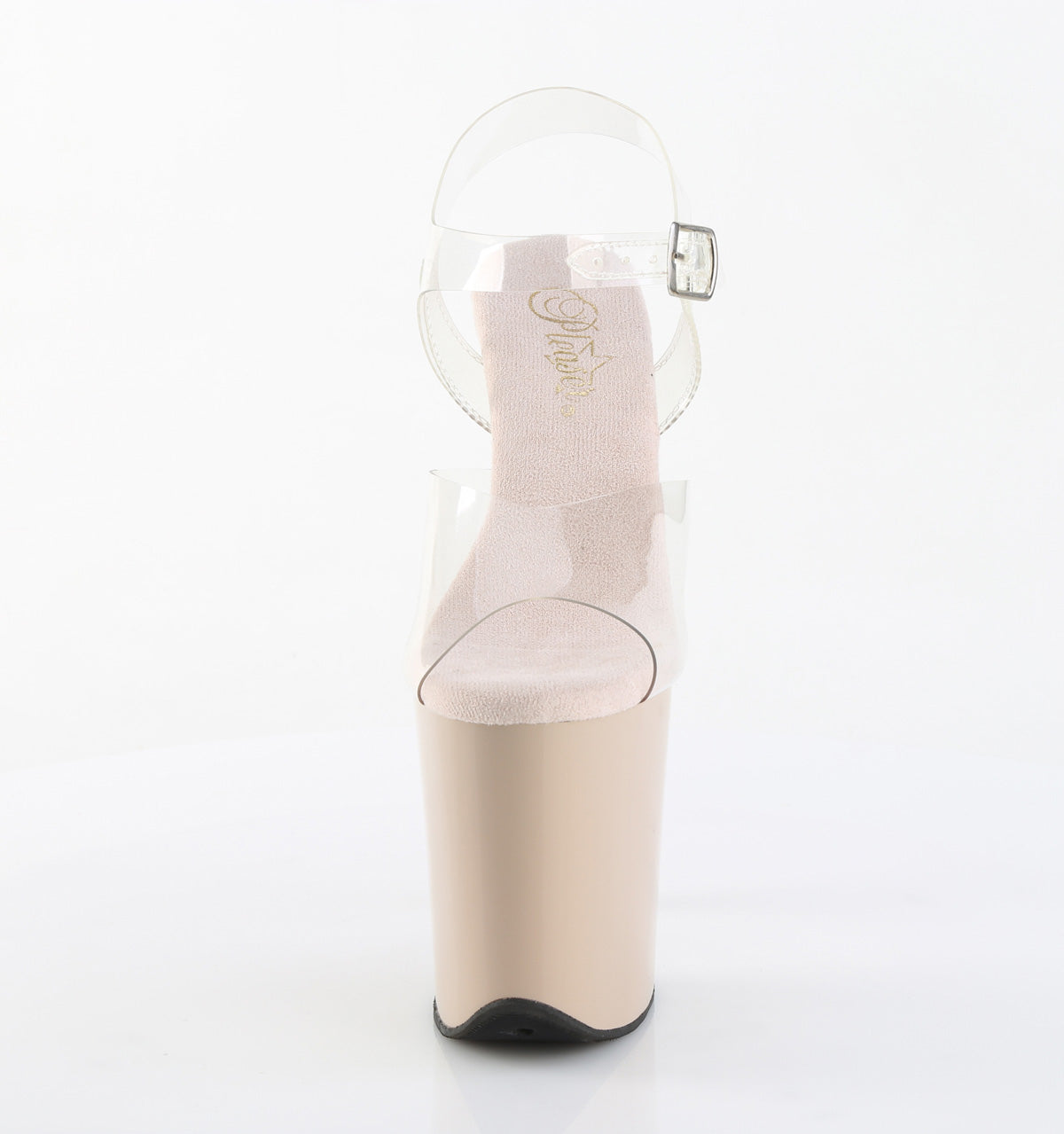 Pleaser Women's Platform Shoes FLAMINGO-808 Clr/Nude