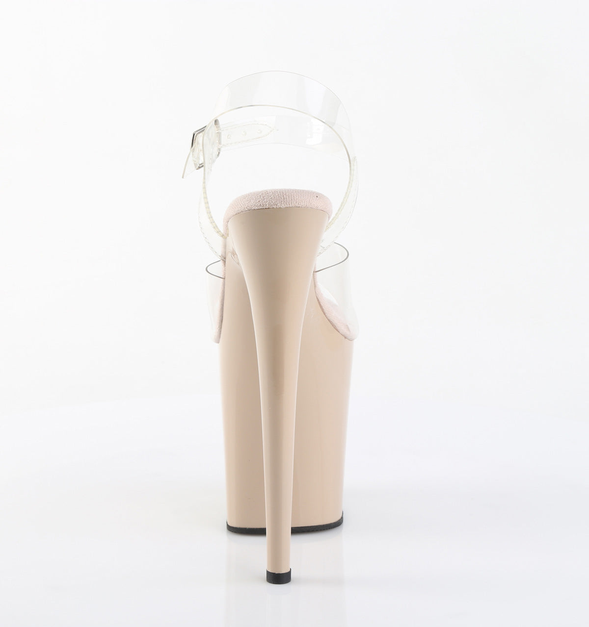 Pleaser Women's Platform Shoes FLAMINGO-808 Clr/Nude