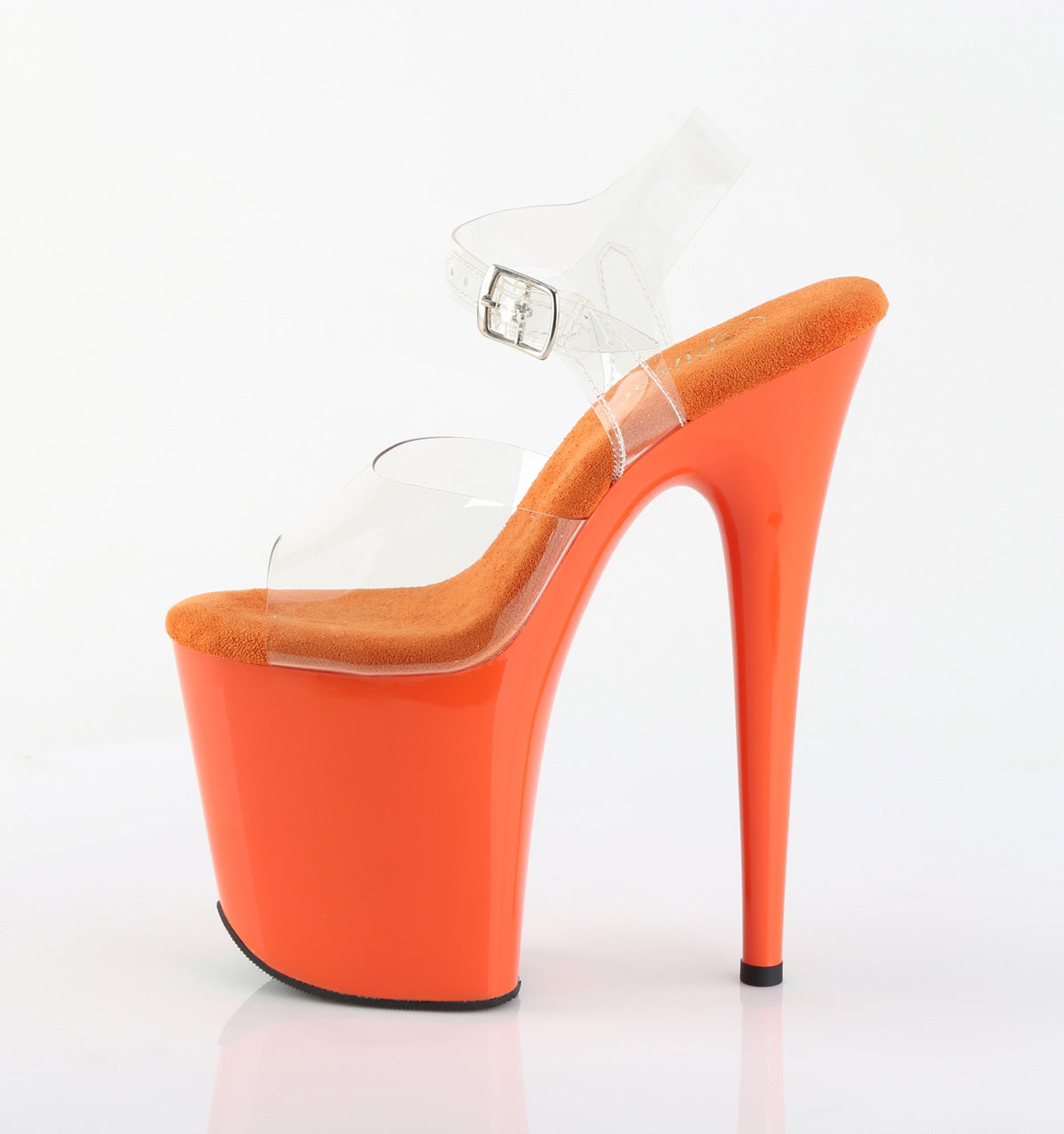 Pleaser Women's Platform Shoes FLAMINGO-808 Clr/Orange