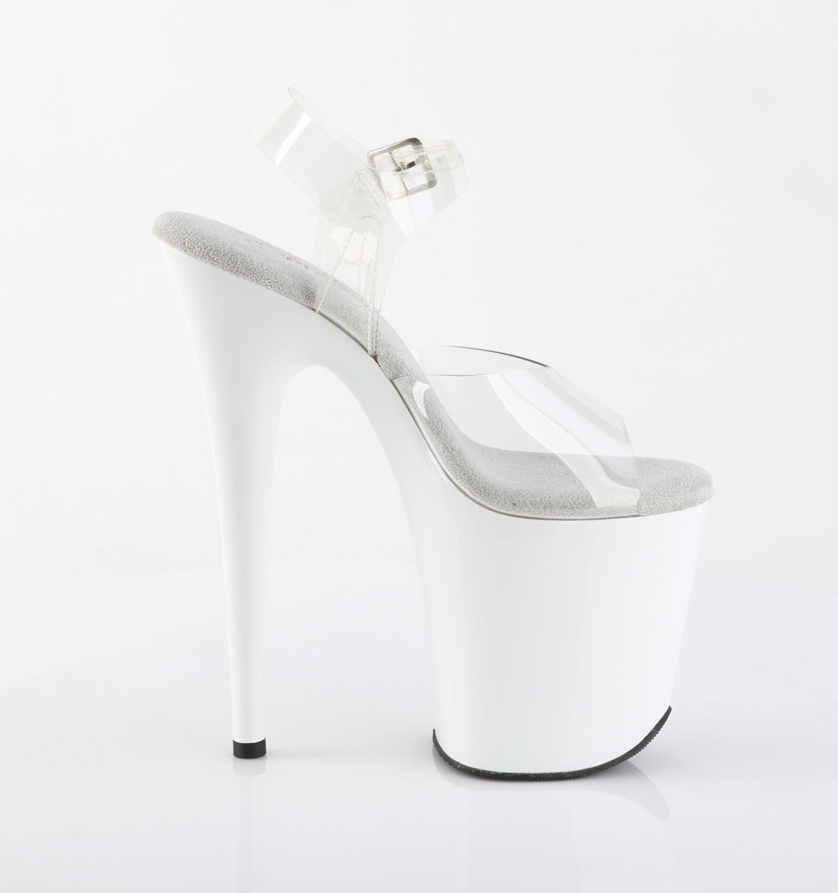 Pleaser Women's Platform Shoes FLAMINGO-808 Clr/Wht