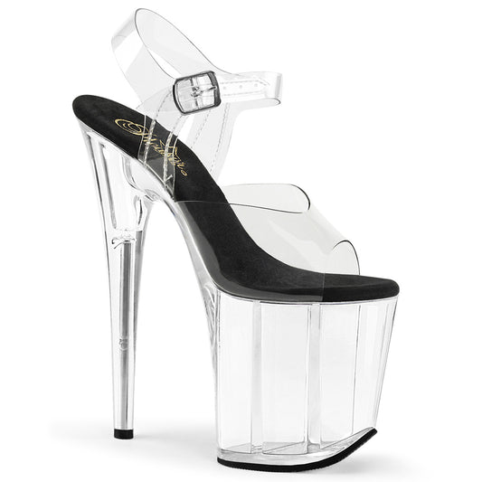 Pleaser Sandales pour femmes FLAMINGO-808 CLR-BLK / CLR