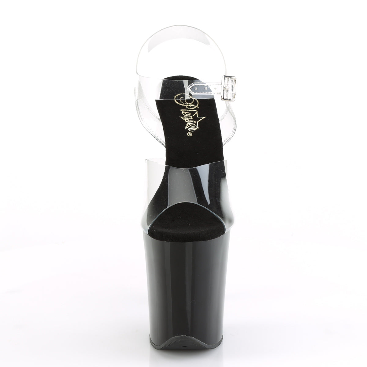 Pleaser Sandales pour femmes FLAMINGO-808LS CLR / BLK