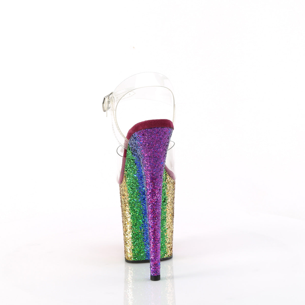 Pleaser FLAMINGO-808rbg clr /Rainbow Briller