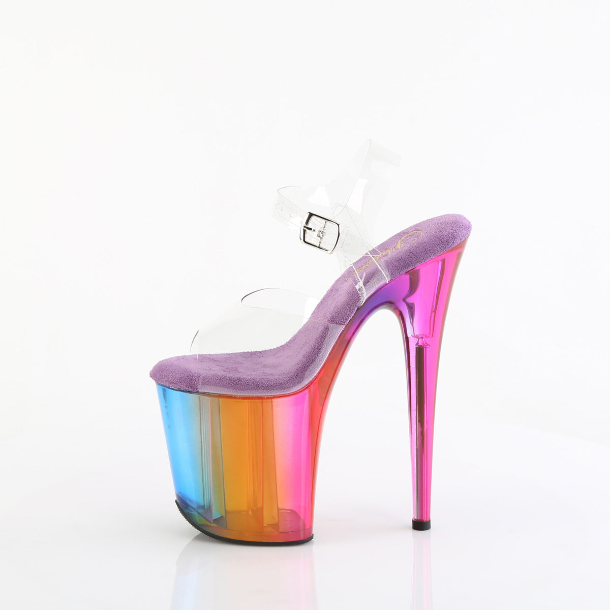 Pleaser FLAMINGO-808RMT Clr/Rainbow Misty Tinted