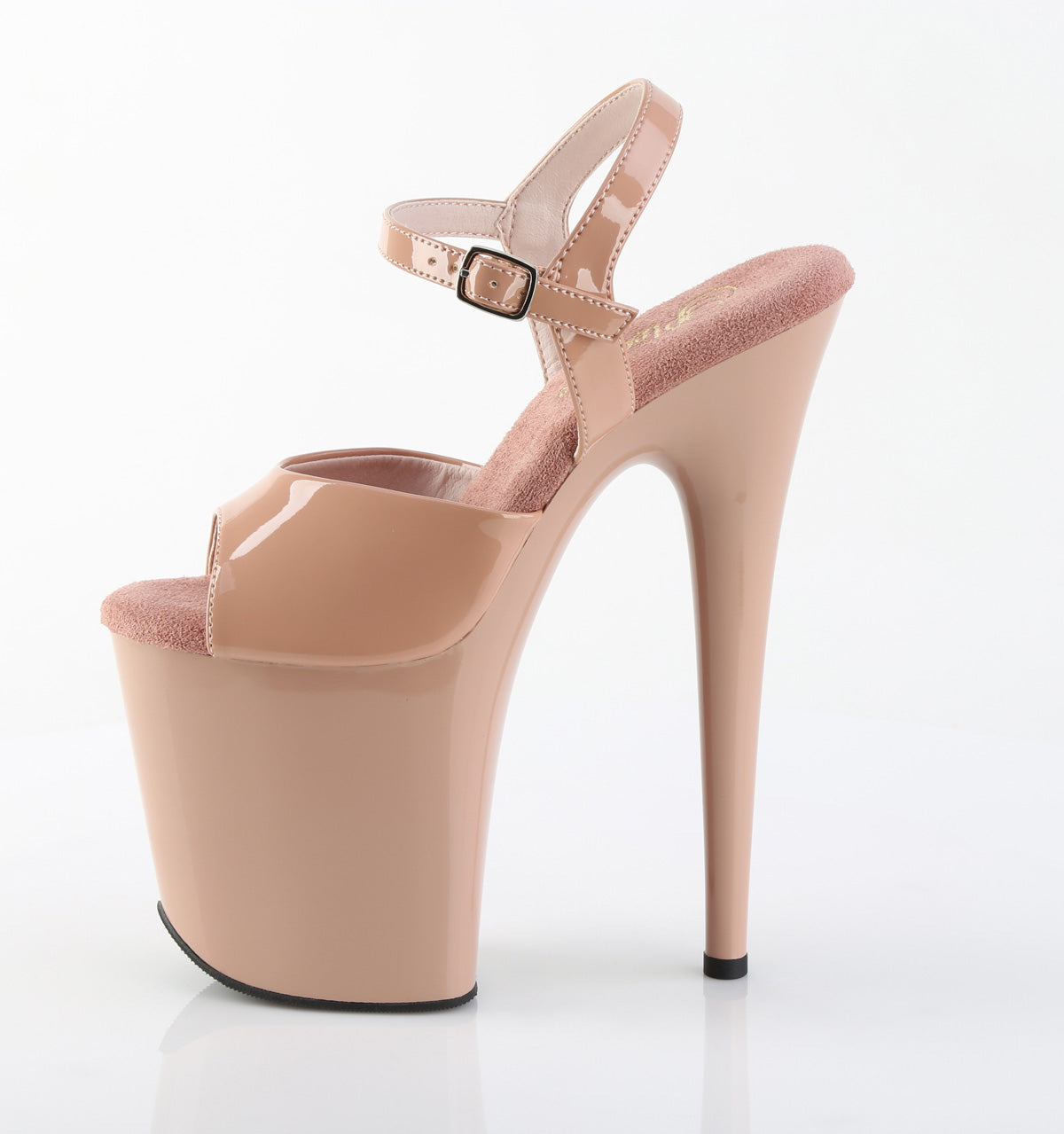 Pleaser Women's Platform Shoes FLAMINGO-809 Blush Pat/Blush