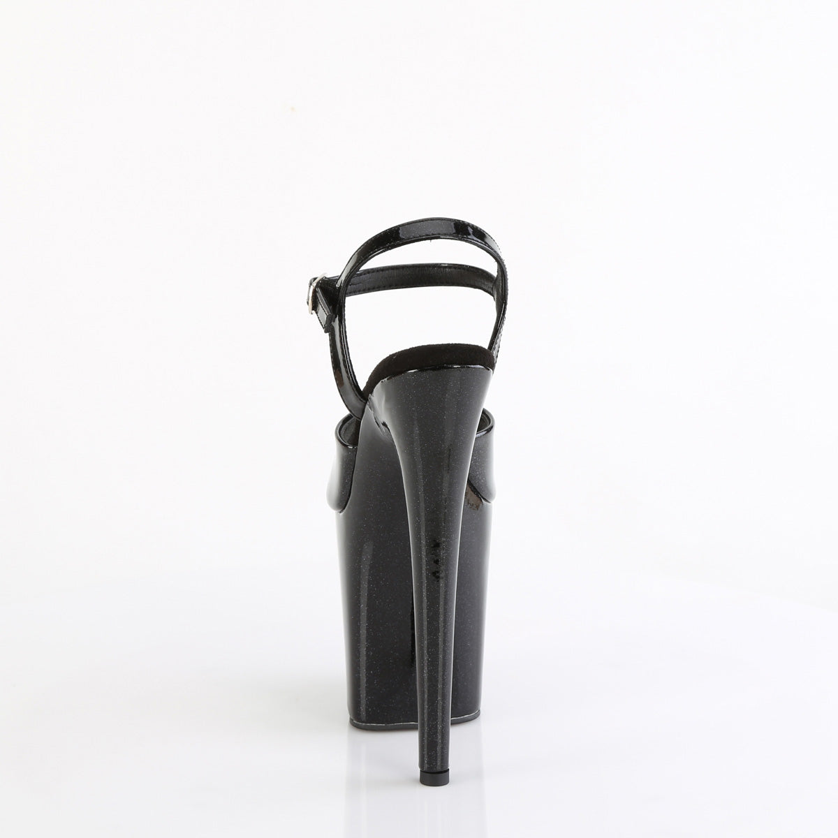 Pleaser FLAMINGO-809gp blk paillette pat / m