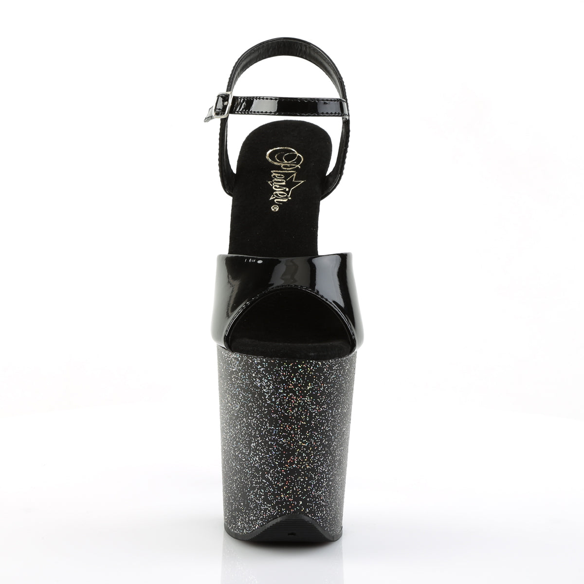 Pleaser Sandales pour femmes FLAMINGO-809mg blk / blk