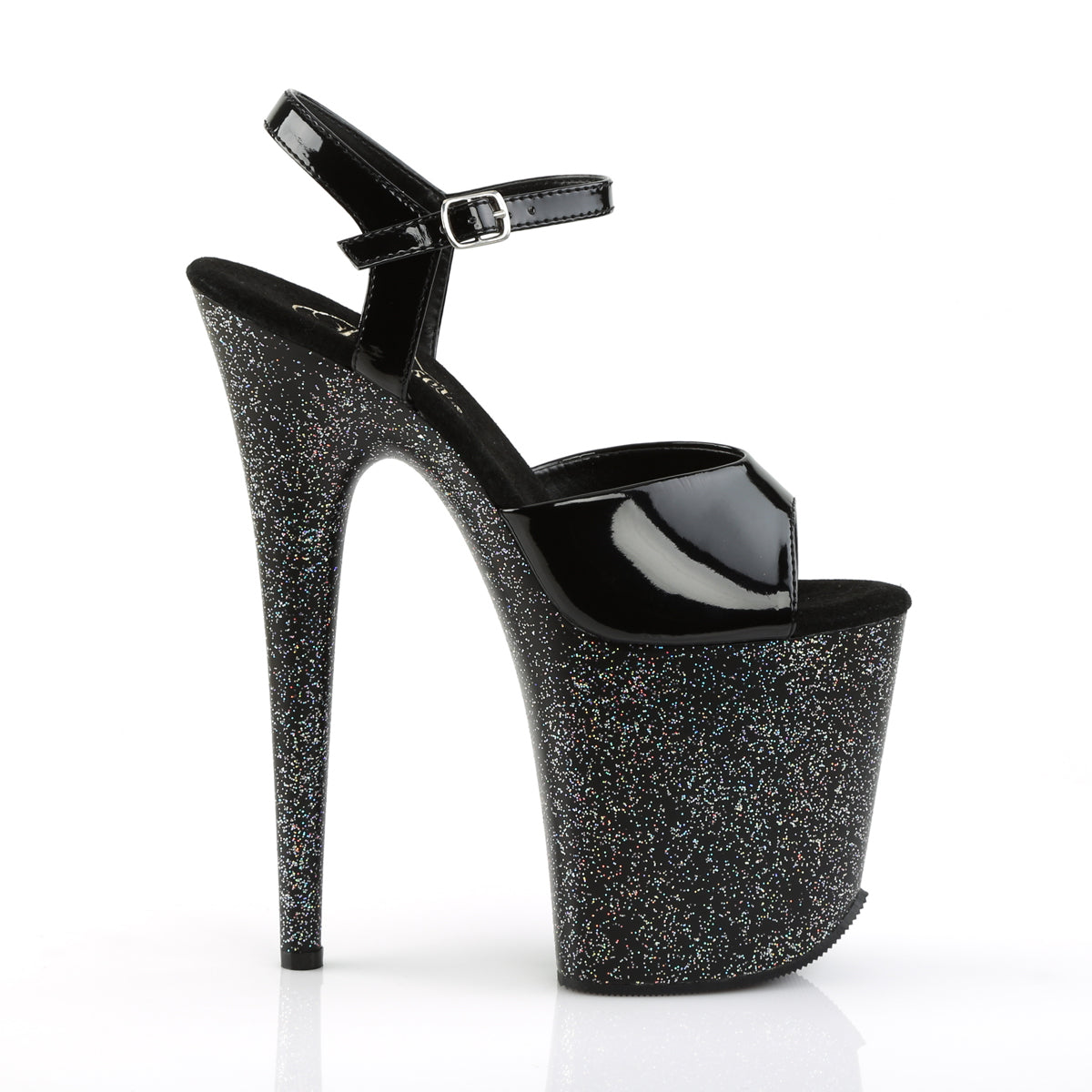 Pleaser Sandales pour femmes FLAMINGO-809mg blk / blk