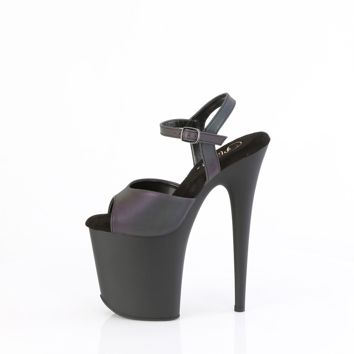 Pleaser FLAMINGO-809refl vert multi-réflexion / blk mat